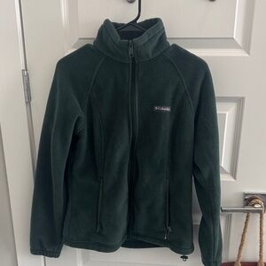 Columbia Benton Forest Green Full-Zip Fleece Jacket